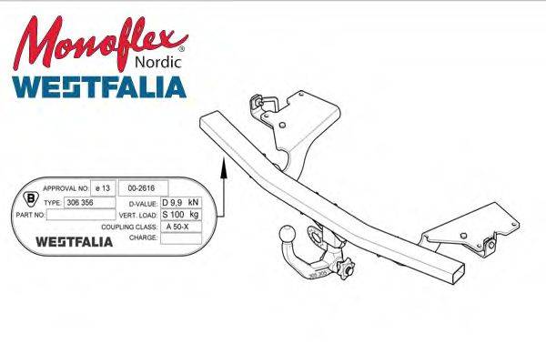 MONOFLEX 306356 Причіпне обладнання