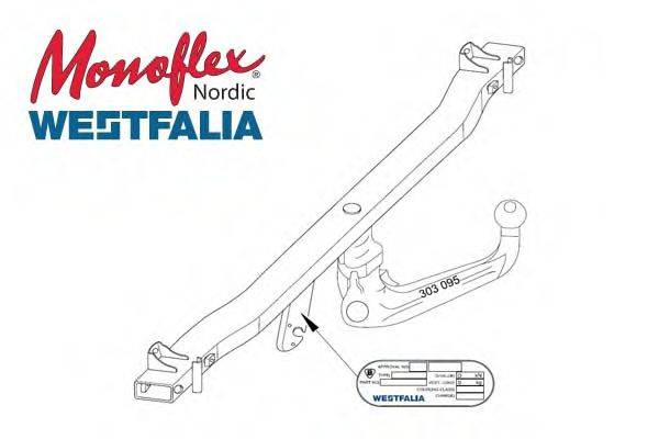 MONOFLEX 303228 Причіпне обладнання