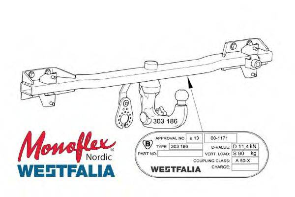 MONOFLEX 303235 Причіпне обладнання