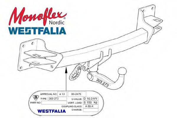 MONOFLEX 303368600001 Причіпне обладнання
