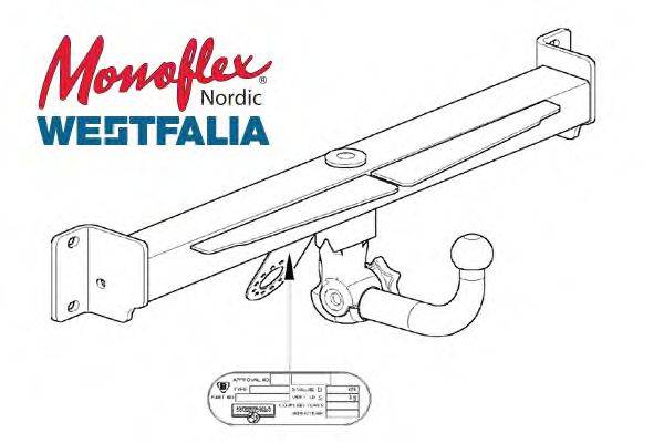 MONOFLEX 303304 Причіпне обладнання