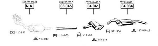 ASMET VA034085 Система випуску ОГ