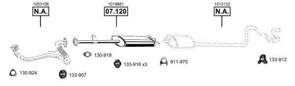 ASMET FO075545 Система випуску ОГ