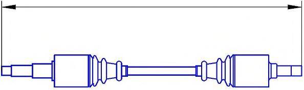 SERCORE 12707 Приводний вал