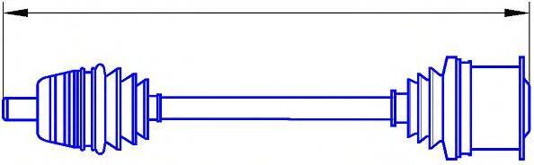 SERCORE 12376 Приводний вал
