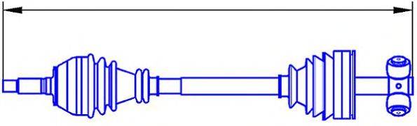SERCORE 12818 Приводний вал