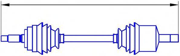 SERCORE 12430 Приводний вал