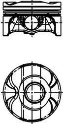 KOLBENSCHMIDT 40420600 Поршень