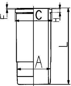 KOLBENSCHMIDT 89820110 Гільза циліндра