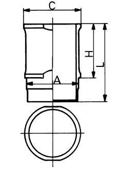 KOLBENSCHMIDT 89458110 Гільза циліндра