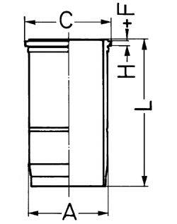 KOLBENSCHMIDT 89427110 Гільза циліндра