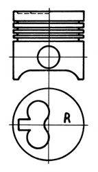 KOLBENSCHMIDT 92721600 Поршень
