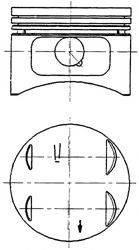 KOLBENSCHMIDT 94422620 Поршень