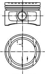 KOLBENSCHMIDT 99909600 Поршень