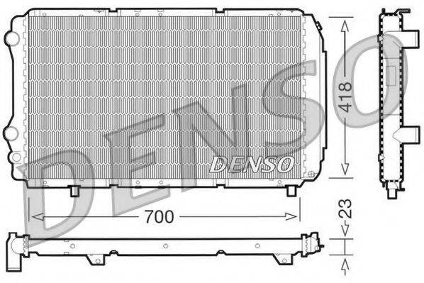 NPS DRM09077 Радіатор, охолодження двигуна