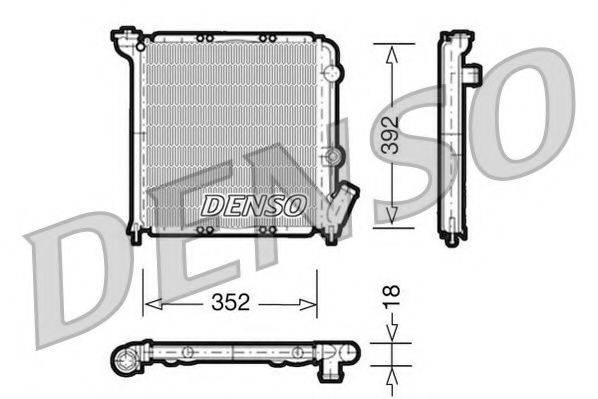 NPS DRM23026 Радіатор, охолодження двигуна