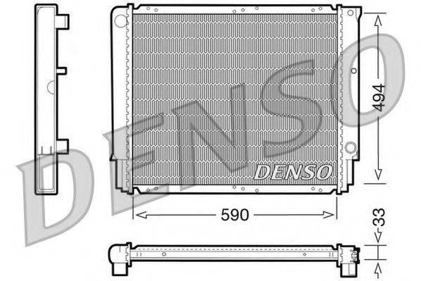 NPS DRM33050 Радіатор, охолодження двигуна