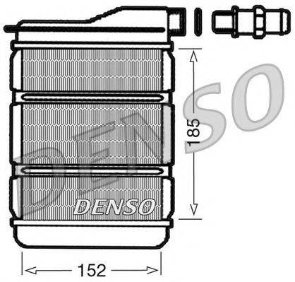 NPS DRR23011 Теплообмінник, опалення салону