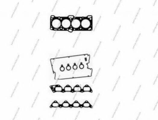 NPS H124I15 Комплект прокладок, головка циліндра