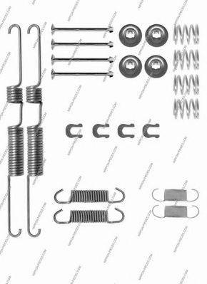 NPS T351A22 Комплектуючі, гальмівна колодка