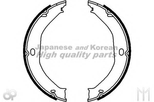 ASHUKI HRK13125 Комплект гальмівних колодок