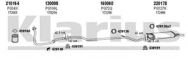 KLARIUS 630021E Система випуску ОГ