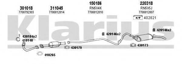KLARIUS 720229E Система випуску ОГ