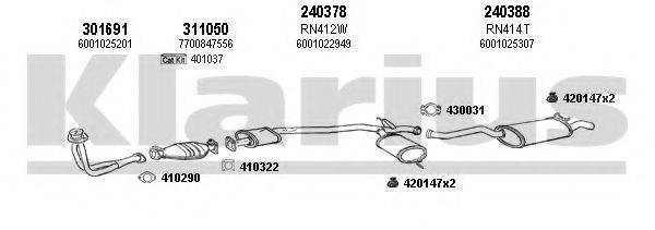 KLARIUS 720306E Система випуску ОГ