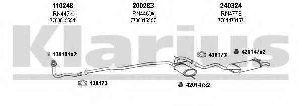 KLARIUS 720309E Система випуску ОГ