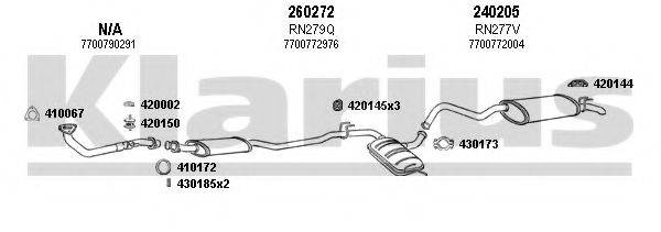 KLARIUS 720334E Система випуску ОГ