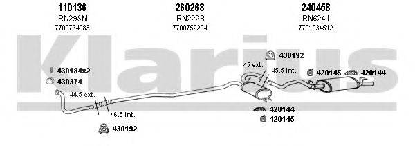 KLARIUS 720588E Система випуску ОГ