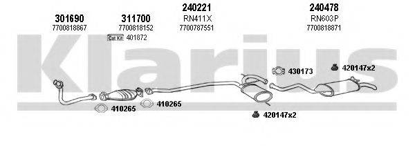 KLARIUS 720626E Система випуску ОГ