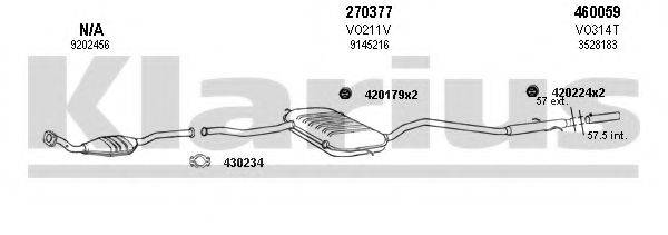 KLARIUS 960292E Система випуску ОГ