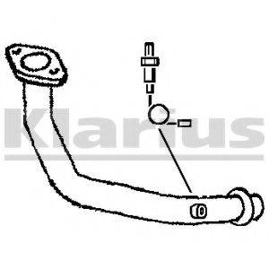 KLARIUS 301329 Труба вихлопного газу