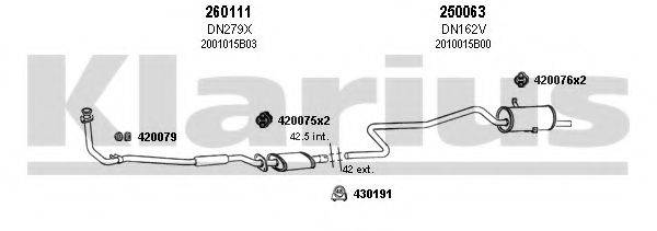 KLARIUS 270467E Система випуску ОГ
