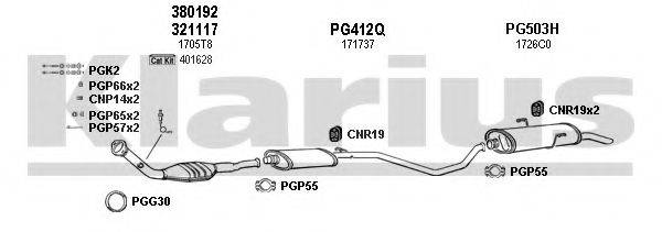KLARIUS 630469U Система випуску ОГ