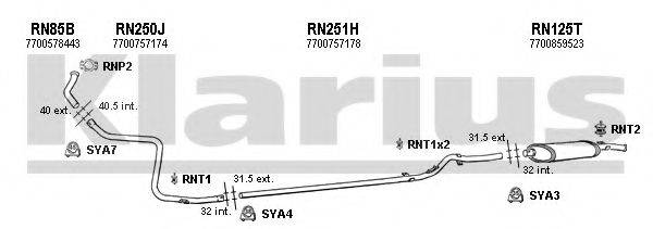 KLARIUS 720084U Система випуску ОГ
