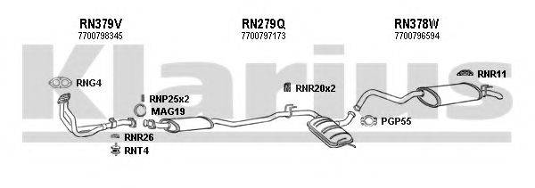 KLARIUS 720170U Система випуску ОГ