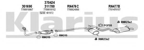 KLARIUS 720612U Система випуску ОГ
