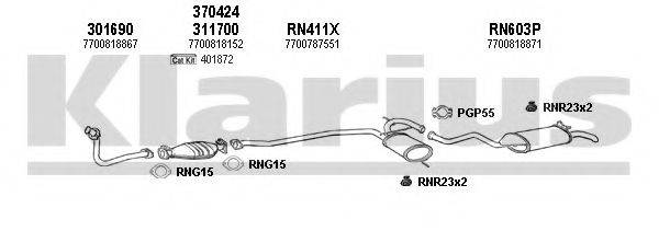 KLARIUS 720626U Система випуску ОГ