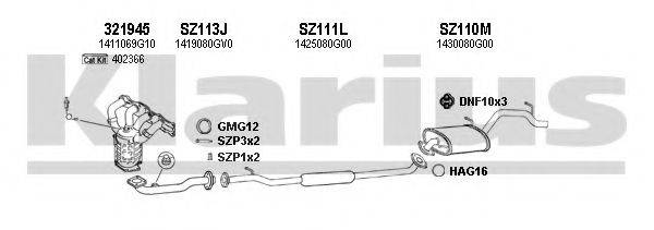 KLARIUS 820100U Система випуску ОГ