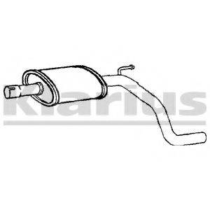 KLARIUS FT826X Середній глушник вихлопних газів