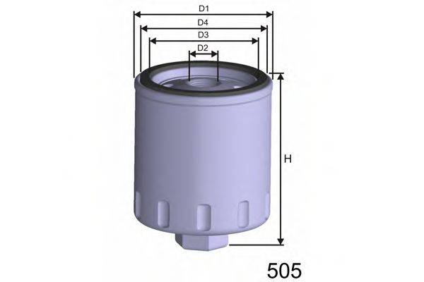 MISFAT Z241 Масляний фільтр