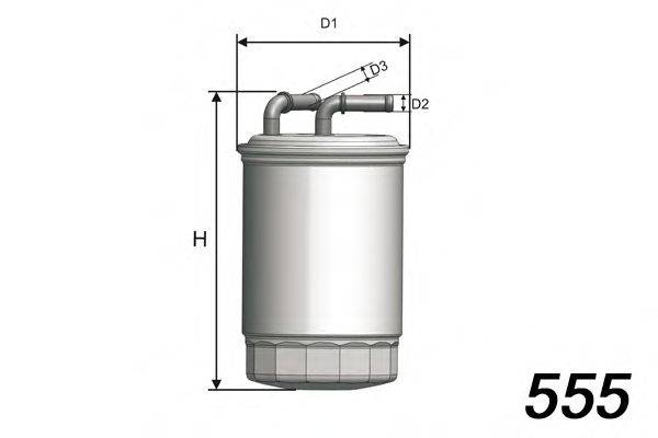 MISFAT M618 Паливний фільтр