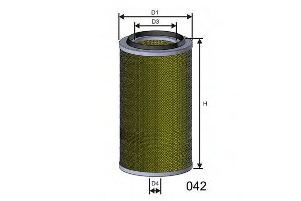 MISFAT R793 Повітряний фільтр