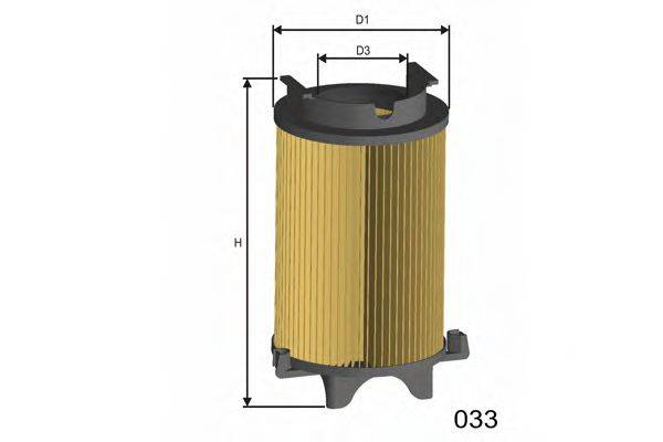 MISFAT R433 Повітряний фільтр