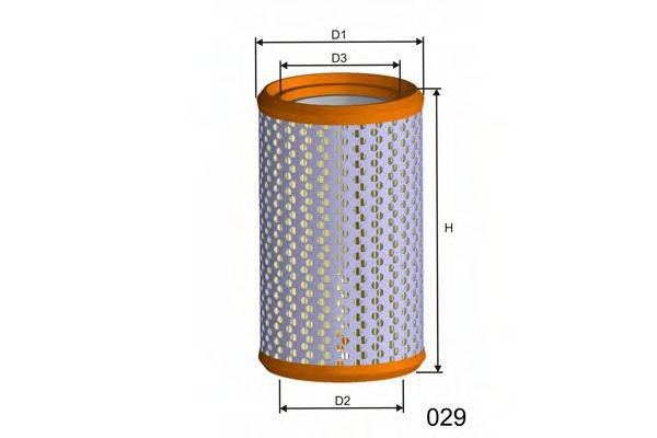 MISFAT R234 Повітряний фільтр