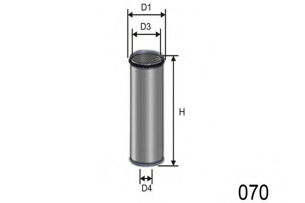 MISFAT R165 Повітряний фільтр