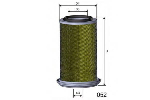 MISFAT R867 Повітряний фільтр