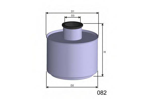 MISFAT R091 Повітряний фільтр